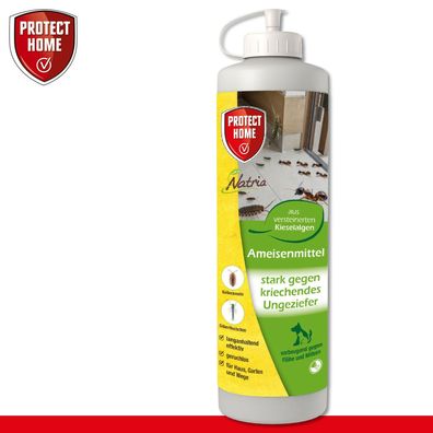 Protect Home 100 g Natria Ameisenmittel Kieselgur Diatomeenerde Siliziumoxid