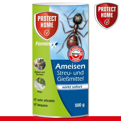 Protect Home 500 g FormineX Ameisen Streu Gießmittel N Nest Bekämpfung Abwehr