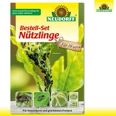 Neudorff 1 x Bestell-Set Nützlinge gegen Schadinsekten für 10 m²