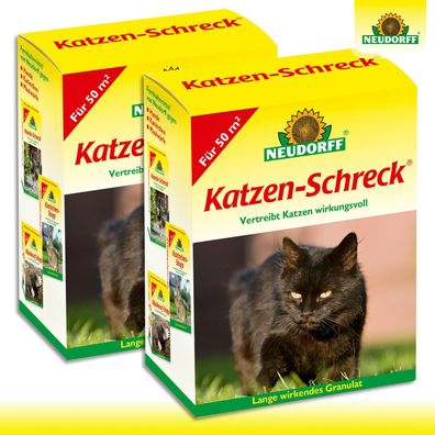 Neudorff 2 x 200 g Katzen-Schreck | Vertreibt Katzen ohne sie zu schädigen