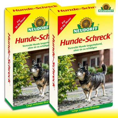 Neudorff 2 x 300 g Hunde-Schreck Vertreiber Vergrämer Beet Garten Zaun Gebüsch
