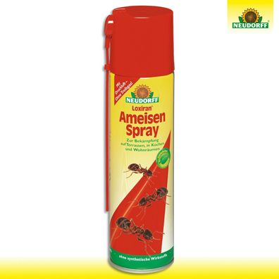 Neudorff Loxiran 400 ml AmeisenSpray mit Sprühröhrchen Garten Terrasse Balkon