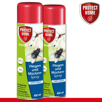 Protect Home 2 x 400 ml FormineX Fliegen & Mückenspray