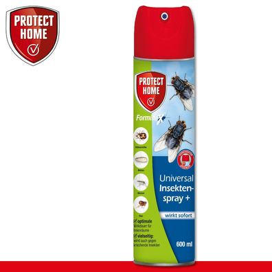 Protect Home 600 ml FormineX Universal Insektenspray + Wespe Motte Mücke