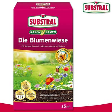 Substral 800 g Die Blumenwiese für 80 m² Rasen- und Wiesenblumensamen
