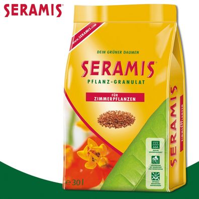 Seramis 30 Liter Pflanz-Granulat für Zimmerpflanzen Blumen Kakteen Wachstum Topf