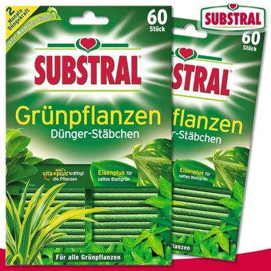 Substral 120 Stück Grünpflanzen-Düngerstäbchen