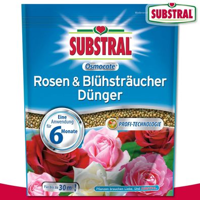 Substral 1500g Osmocote Rosen & Blühsträucher Dünger Nährstoffe Wachstum Pflege