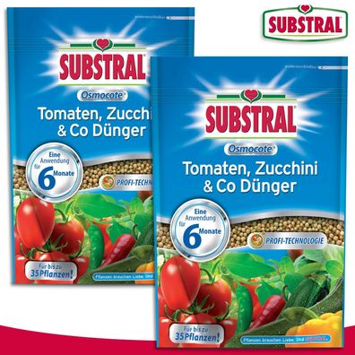 Substral 2 x 750 g Osmocote Tomaten, Zucchini & Co Dünger