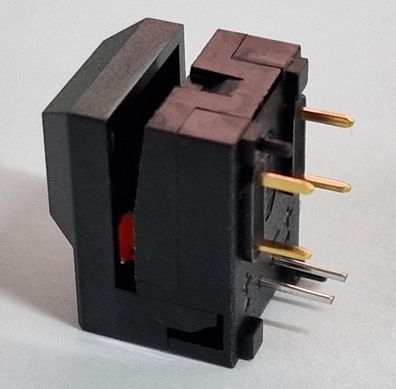 Velleman - 86A251 - DIP-Drucktaster Digitast - schwarze Kappe - rote LED