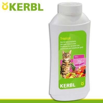 Kerbl 700g Deo-Konzentrat für Katzentoilette Tropical Katzenstreu Duft Geruch