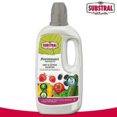 Substral Naturen 1 l Performance Organics Obst & Gemüse Nahrung | Bio | Vegan