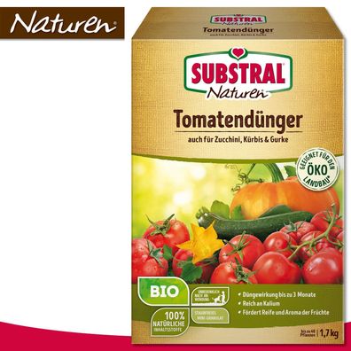 Substral Naturen 1,7 kg Tomatendünger BIO Zucchini Kürbis Gurke