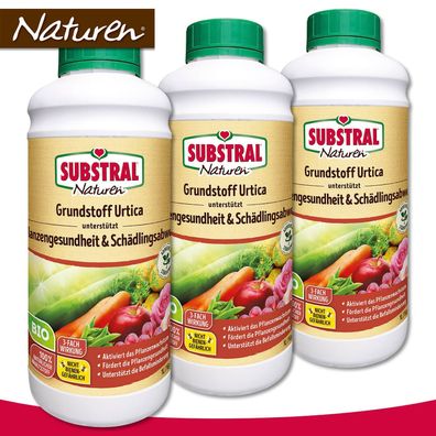 Substral Naturen 3 x 1 l Grundstoff Urtica Pflanzengesundheit Schädlingsabwehr