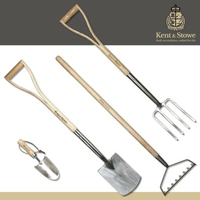 Kent & Stowe Kinder-Gartengeräte 4-teilig | 15 Jahre Garantie | Premium Qualität