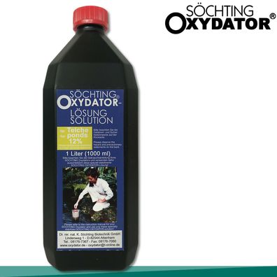 Söchting 1L Oxydator Lösung 12% Wasserstoffperoxid Teich Aquarium Algen Pflege