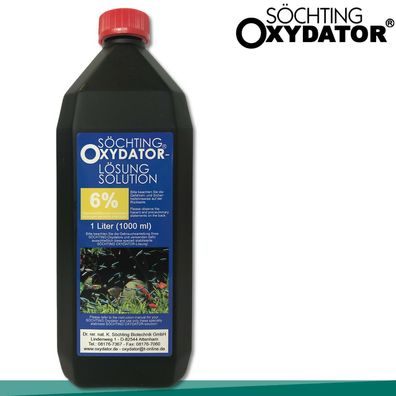 Söchting 1L Oxydator Lösung 6% Wasserstoffperoxid Teich Aquarium Algen Pflege
