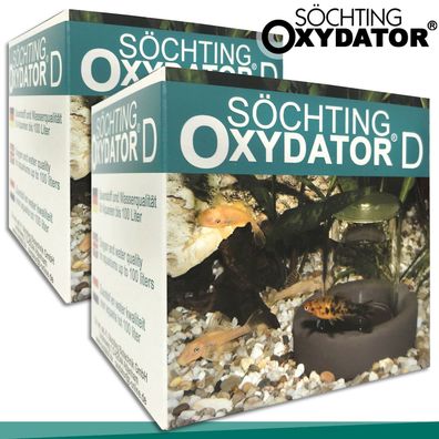 Söchting 2x Oxydator D für Aquarien bis je 100L Wasserpflege Fische Algen O2