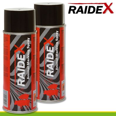 Raidex 2 x 400 ml Viehzeichenspray rot