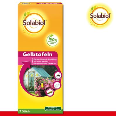 Solabiol® 1 x 7 Stück Gelbtafeln