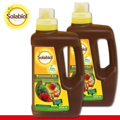 Solabiol® 2 x 1 l Brennnessel Sud für schädlingsanfällige Pflanzen
