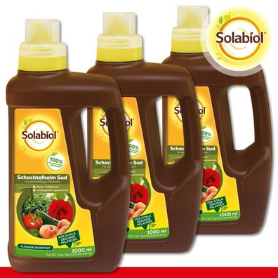 Solabiol® 3 x 1 l Schachtelhalm Sud für pilzanfällige Pflanzen