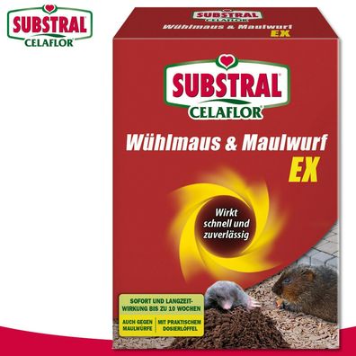 Substral Celaflor 150 g Wühlmaus & Maulwurf EX Schermaus Vergrämung