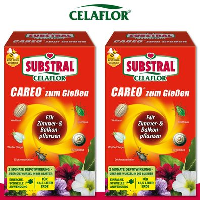 Substral Celaflor 2 x 100 ml Schädlingsfrei CAREO Konzentrat zum Gießen