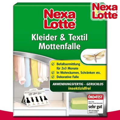 Substral Nexa Lotte 1 x 2 Stück Kleider & Textil Mottenfalle