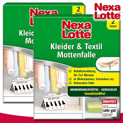 Substral Nexa Lotte 2 x 2 Stück Kleider & Textil Mottenfalle