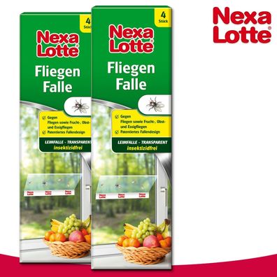 Substral Nexa Lotte 2 x 4 Stück Fliegen Falle