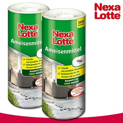 Substral Nexa Lotte 2x 300g Ameisenmittel Gift Nestbekämpfung Abwehr Streumittel