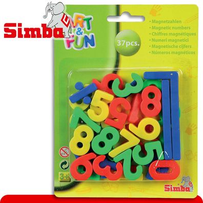 Simba Magnet-Zahlen addieren mulitplizieren lernen Tafel Kinder spielen Schule