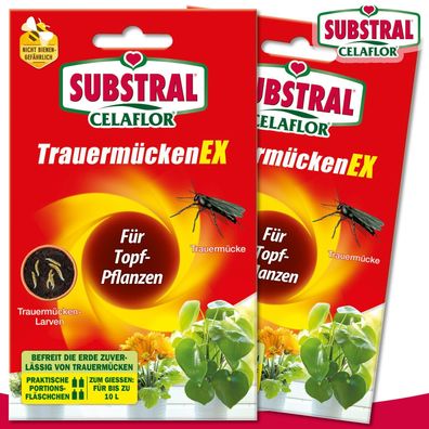 Substral Celaflor 2 Pack 4 x 7,5 ml TrauermückenEX