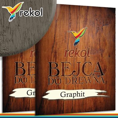 Rekol 2x18g Pulver Holzbeize Graphit Beize Beutelbeize Möbelbeize Pulverbeize