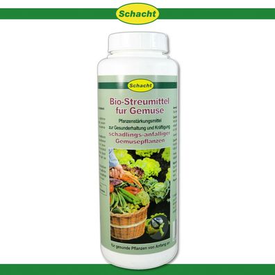 Schacht 600 g Bio-Streumittel für Gemüse Stärkungsmittel Schädlinge Schutz Beet