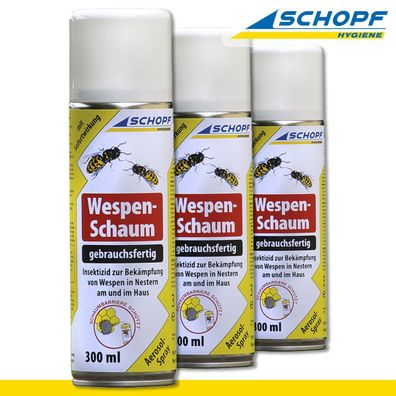 Schopf Hygiene 3 x 300 ml Wespen-Schaum
