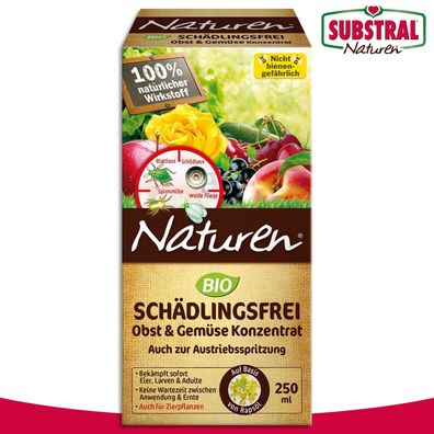 Substral Naturen 250 ml Schädlingsfrei Obst & Gemüse Konzentrat Bio