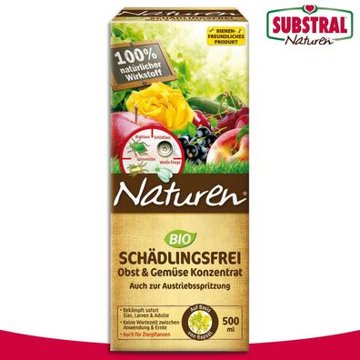 Substral Naturen 500 ml Schädlingsfrei Obst & Gemüse Konzentrat Bio