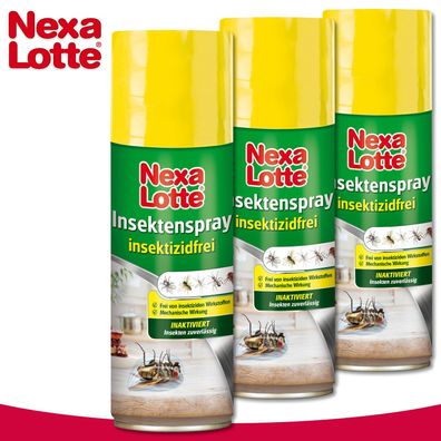 Substral Nexa Lotte 3 x 300 ml Insektenspray Insektizidfrei Mücke Wespe Floh