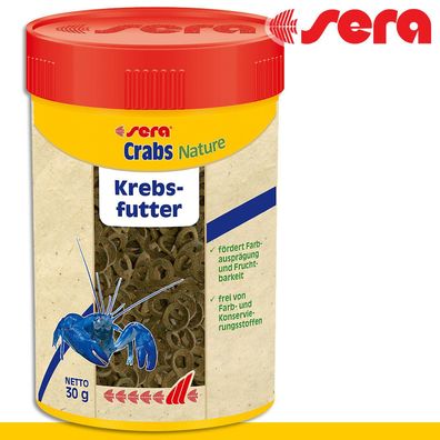 sera 100ml Crabs Nature Futter Nährstoffe Wachstum Pflege Aquarium
