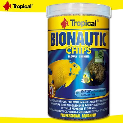 Tropical 1000 ml Bionautic Chips | Für mittelgroße und große Seewasserfische