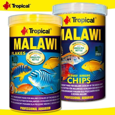 Tropical 1000 ml Malawi Chips + 1000 ml Malawi Flakes