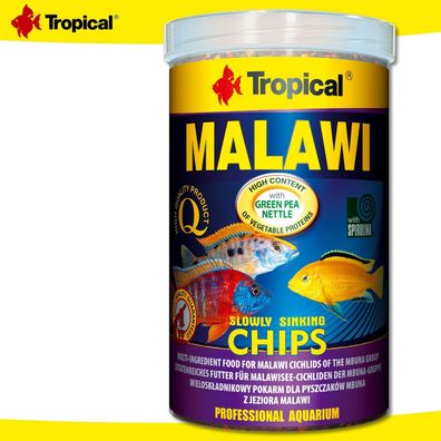Tropical 1000 ml Malawi Chips | Futter für Malawisee-Cichliden der Mbuna-Gruppe