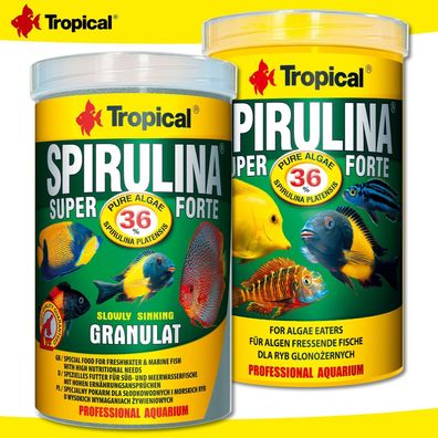 Tropical 1000 ml Spirulina Super Forte + 1000 ml Spirulina Super Forte Granulat