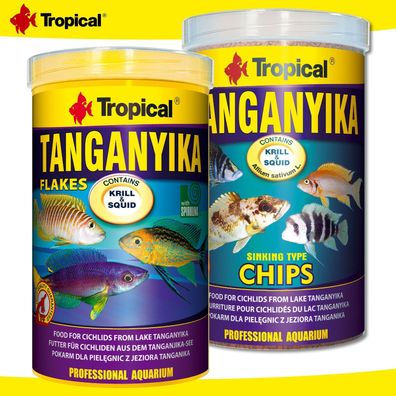 Tropical 1000 ml Tanganyika Chips + 1000 ml Tanganyika Flakes