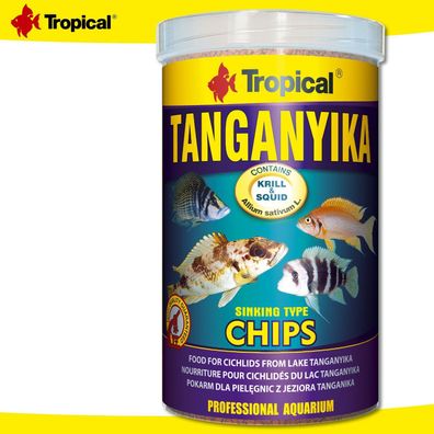 Tropical 1000 ml Tanganyika Chips | Futter für Cichliden aus dem Tanganjikasee