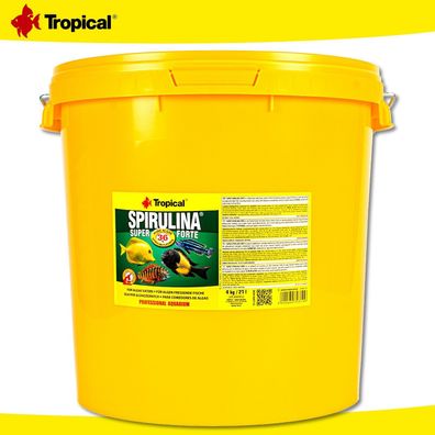 Tropical 21 l Spirulina Super Forte 36% für Algen fressende Fische