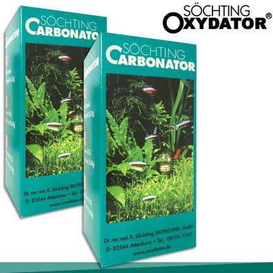 Söchting 2x Carbonator Nachfüllpackung für Aquarien bis je 250L CO2 Wachstum
