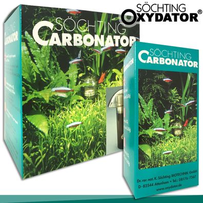 Söchting Carbonator + Carbonator Nachfüllpack für Aquarien bis je 250L CO2